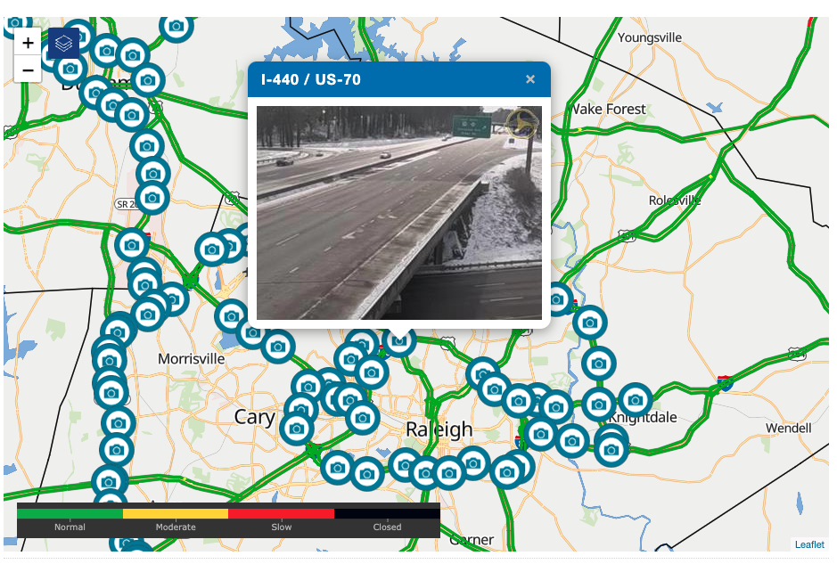 Live Traffic Cameras from NCDOT